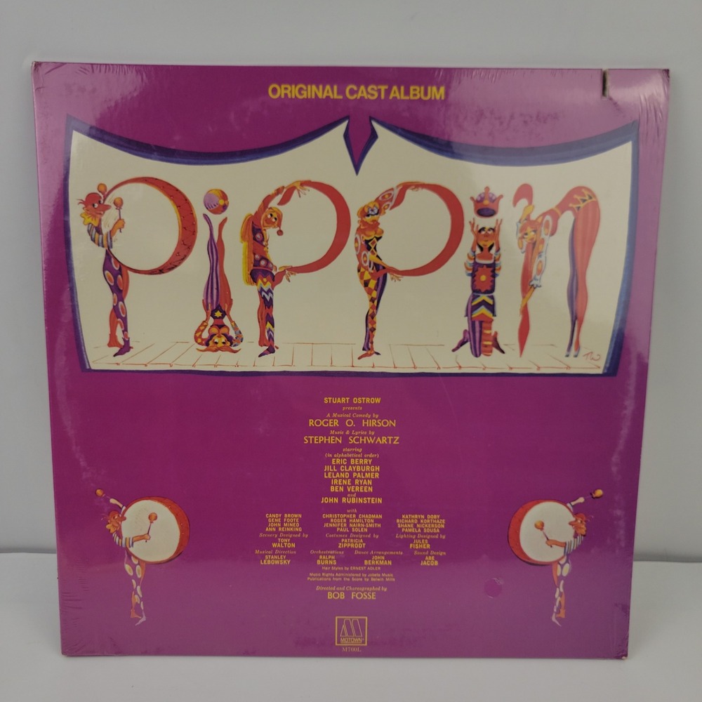 Pippin Original Cast Album Vinyl LP Motown M760L Stephen Schwartz Bob Fosse 1972